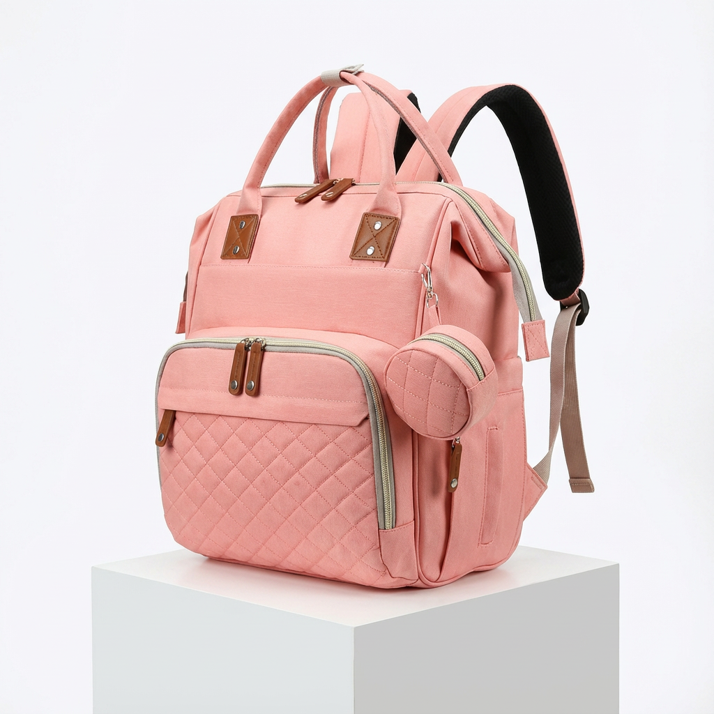 Multi Function Baby Bag Backpack - Pink