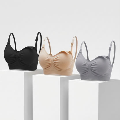 Maternity 3pack Ruched Seamless Bra