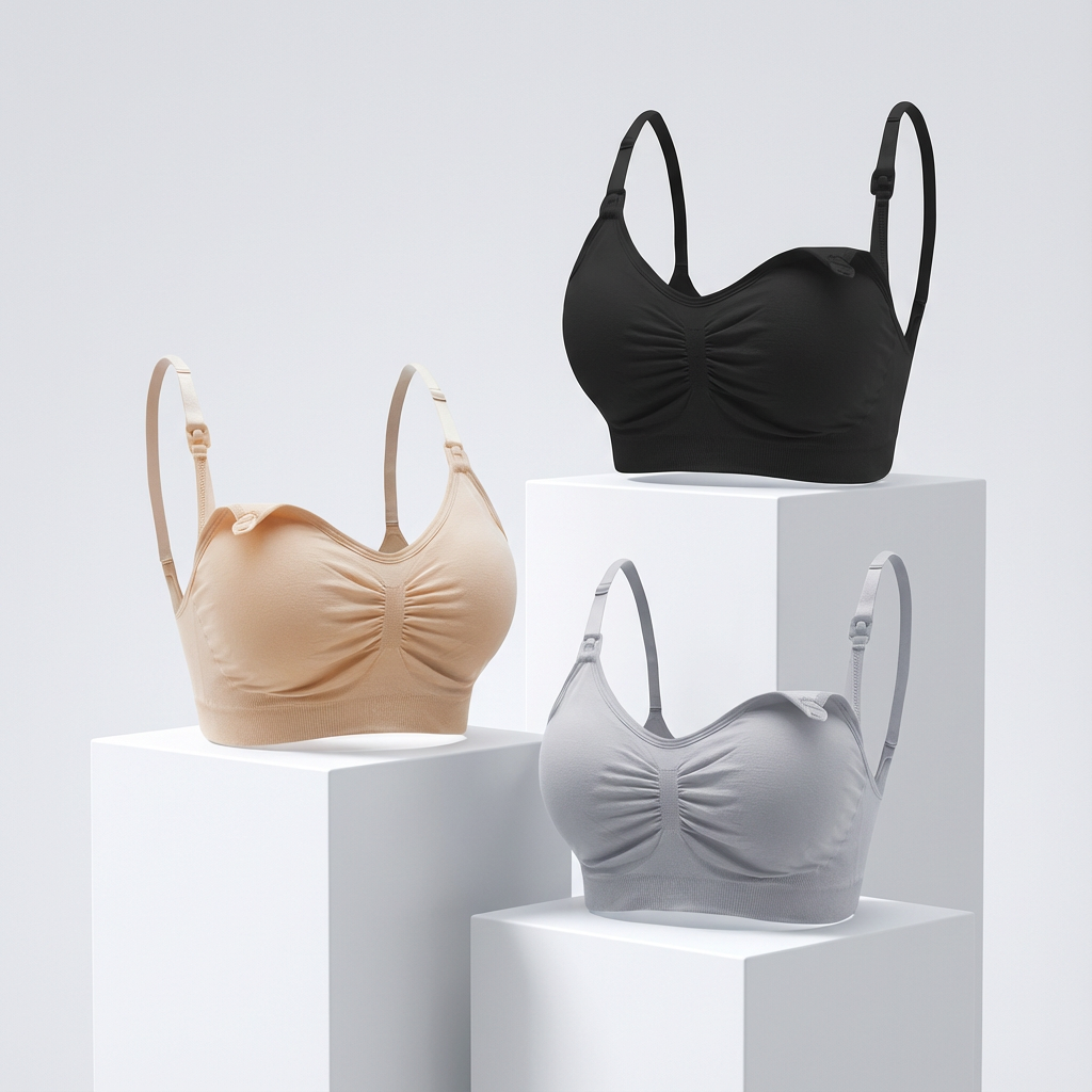 Maternity 3pack Ruched Seamless Bra