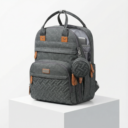 Multi Function Baby Bag Backpack - Dark Grey