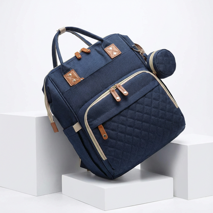 Multi Function Baby Bag Backpack -  Navy